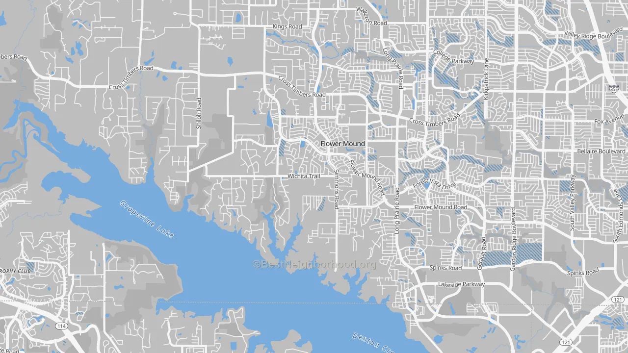Transit Grade map of 75022, TX