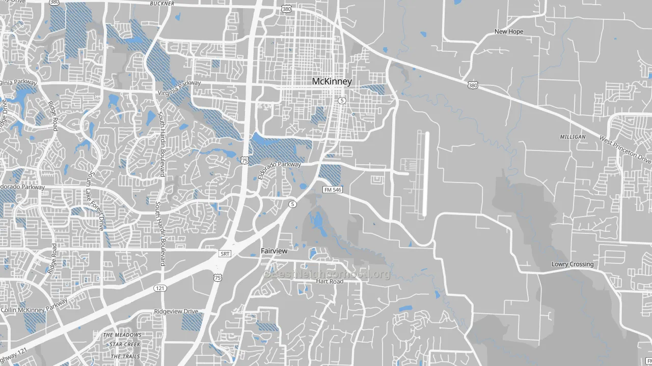 Transit Grade map of 75069, TX