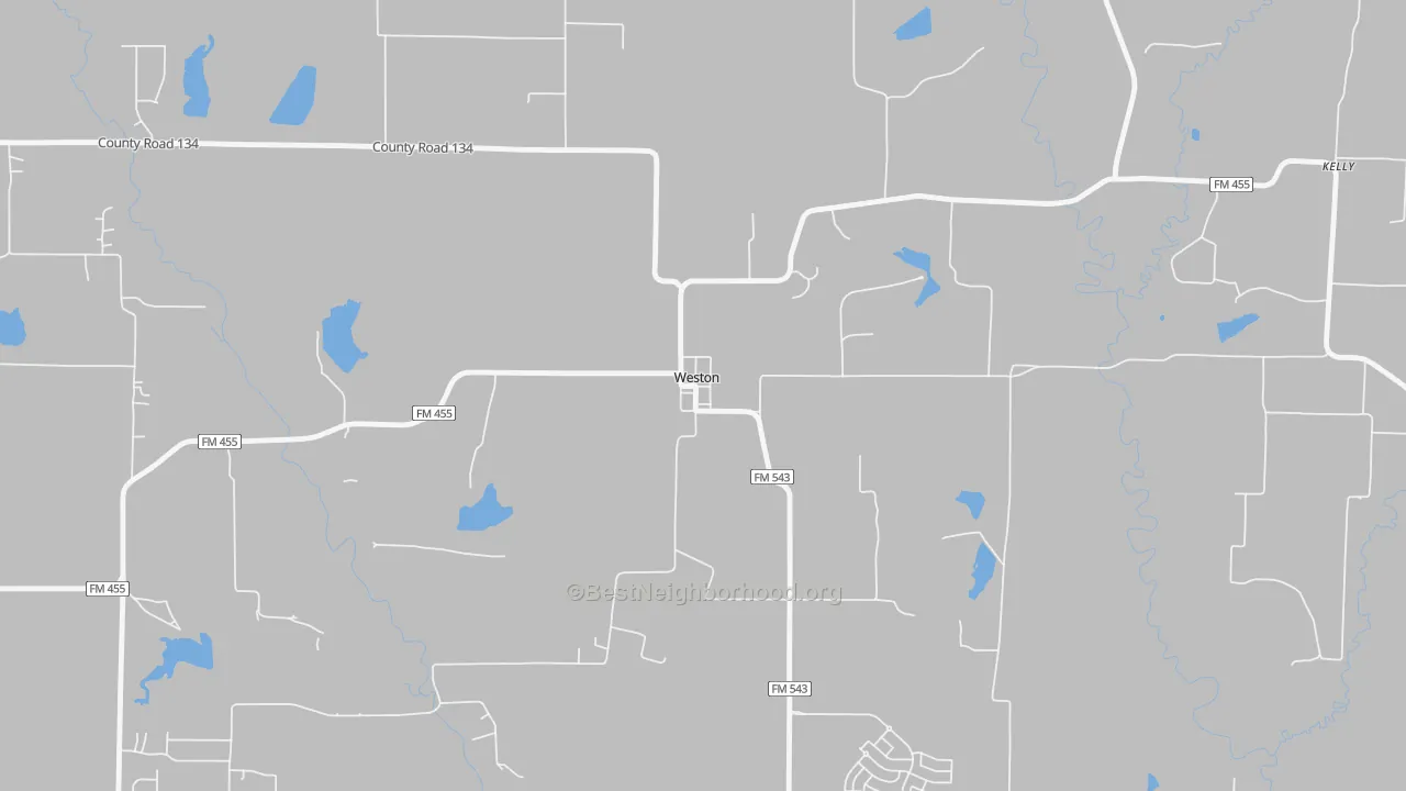 Transit Grade map of 75097, TX