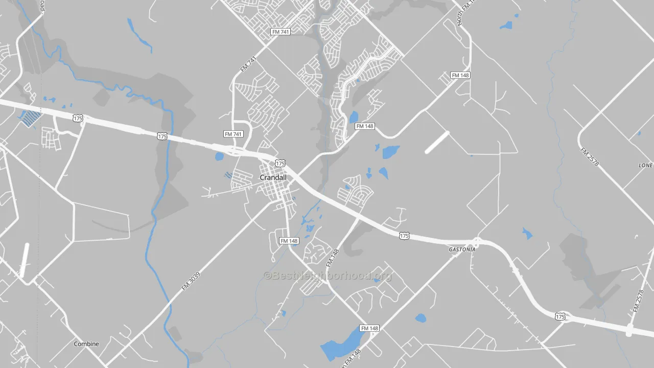 Transit Grade map of 75114, TX