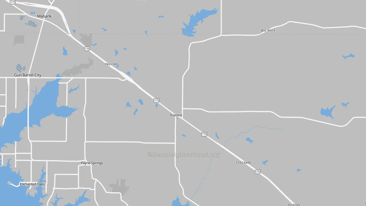 Transit Grade map of 75124, TX