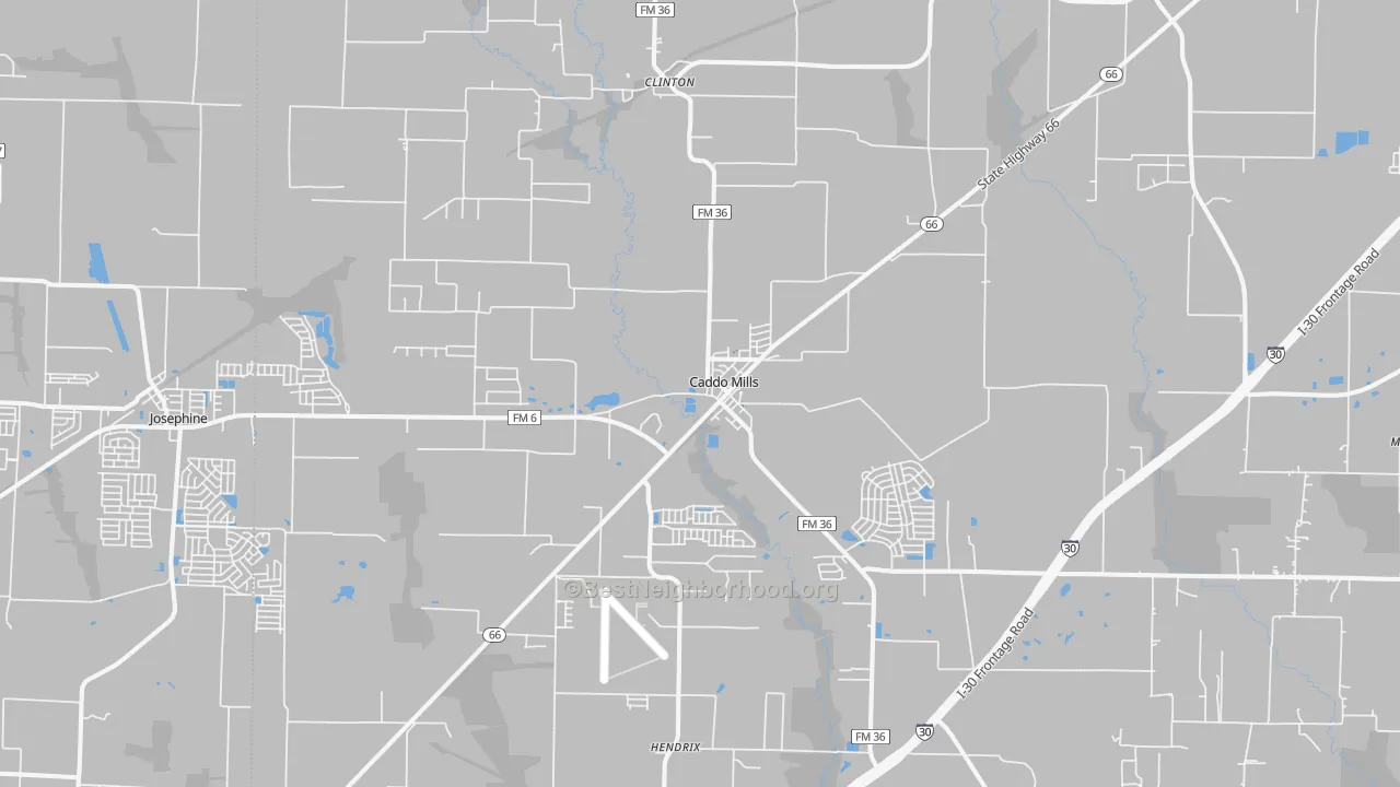 Transit Grade map of 75135, TX
