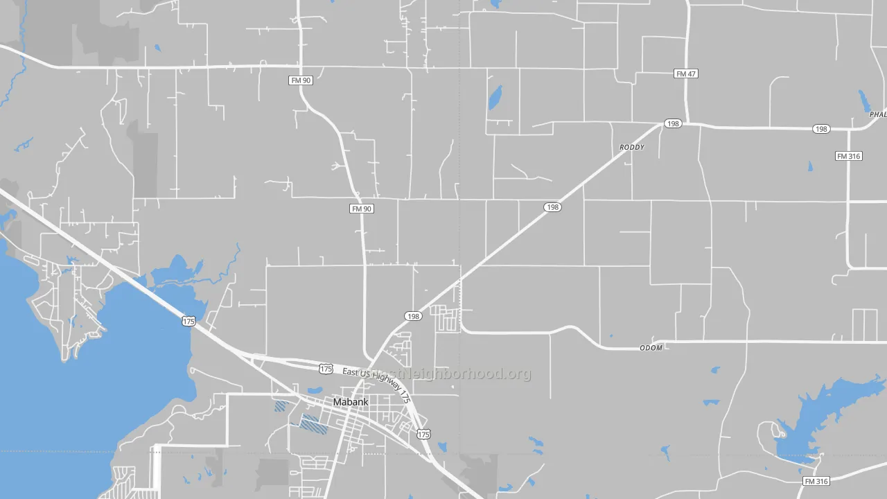 Transit Grade map of 75147, TX