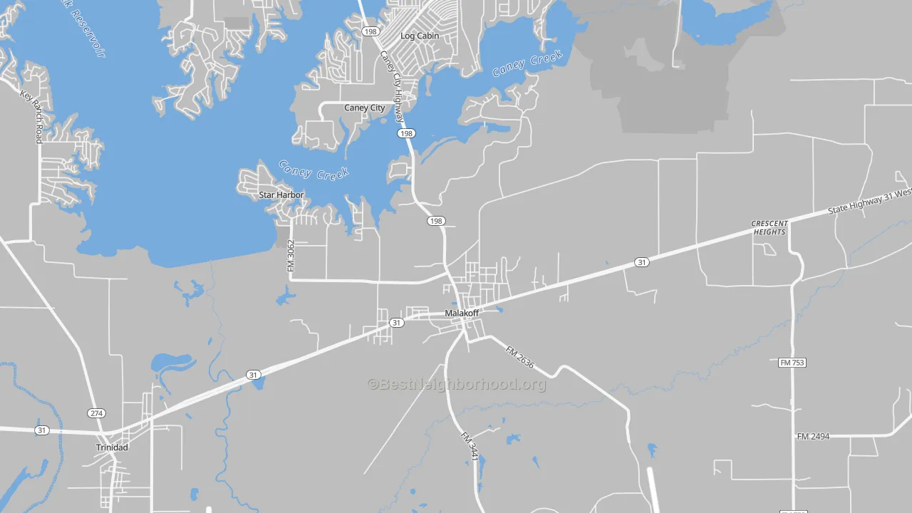 Transit Grade map of 75148, TX