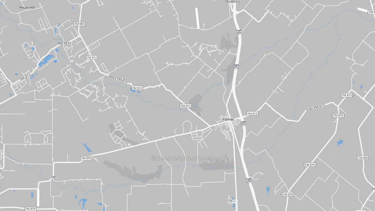 Transit Grade map of 75152, TX