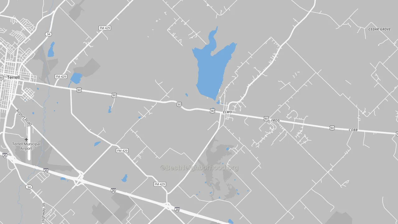Transit Grade map of 75161, TX