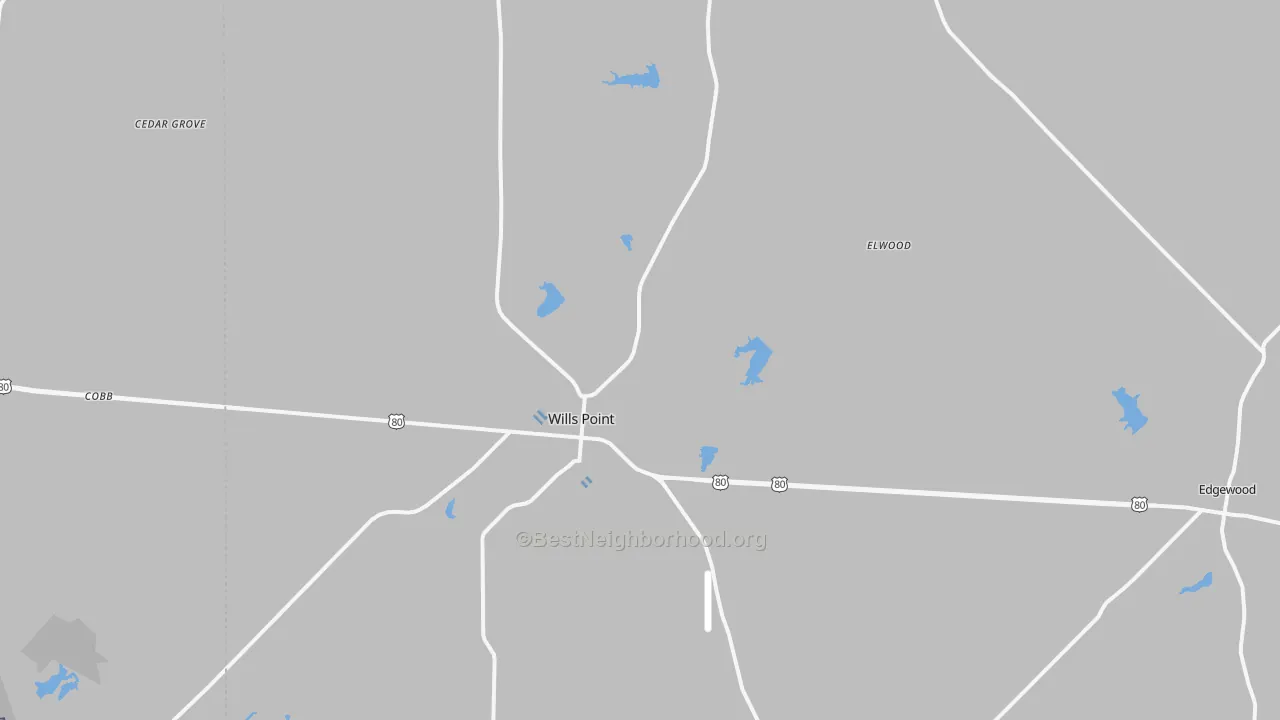 Transit Grade map of 75169, TX