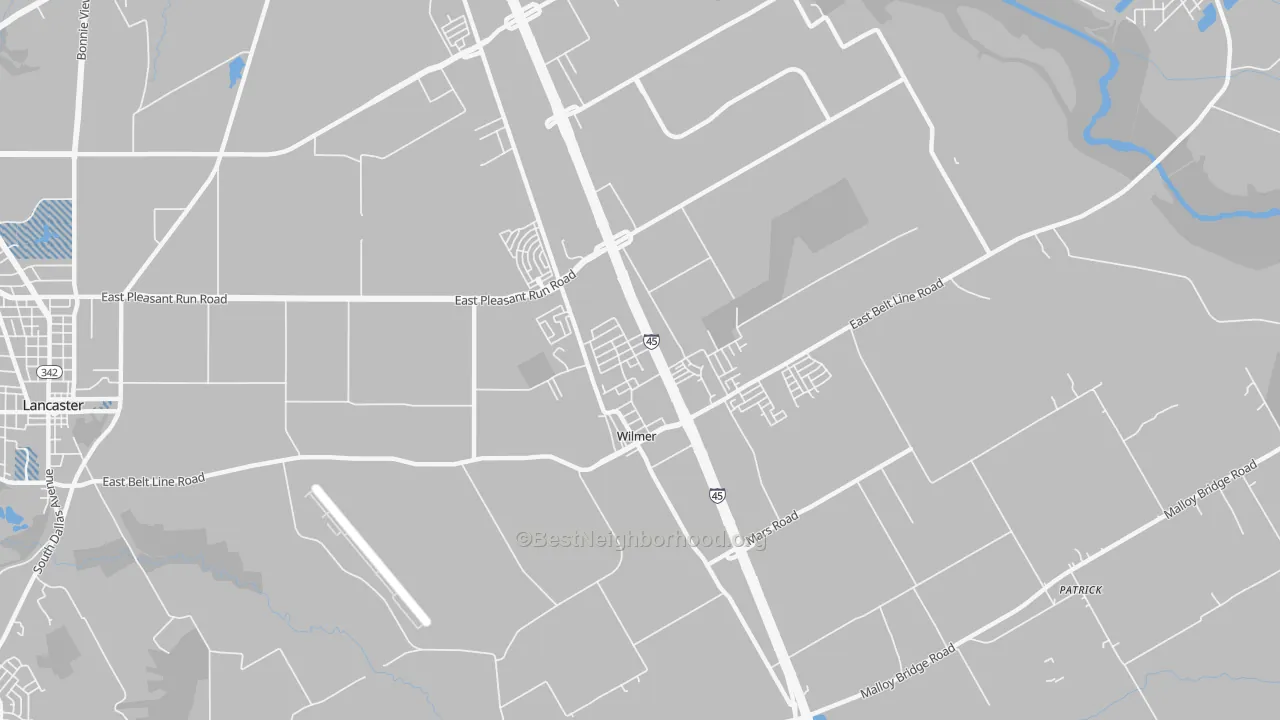 Transit Grade map of 75172, TX