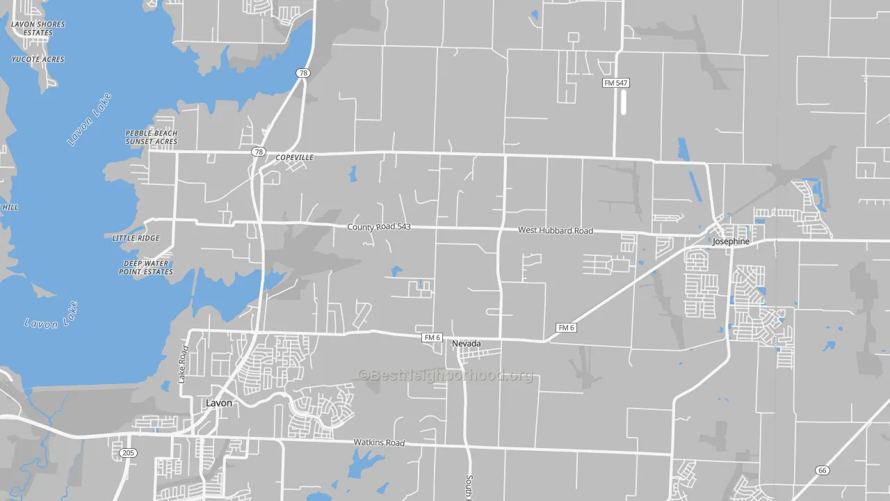 Transit Grade map of 75173, TX