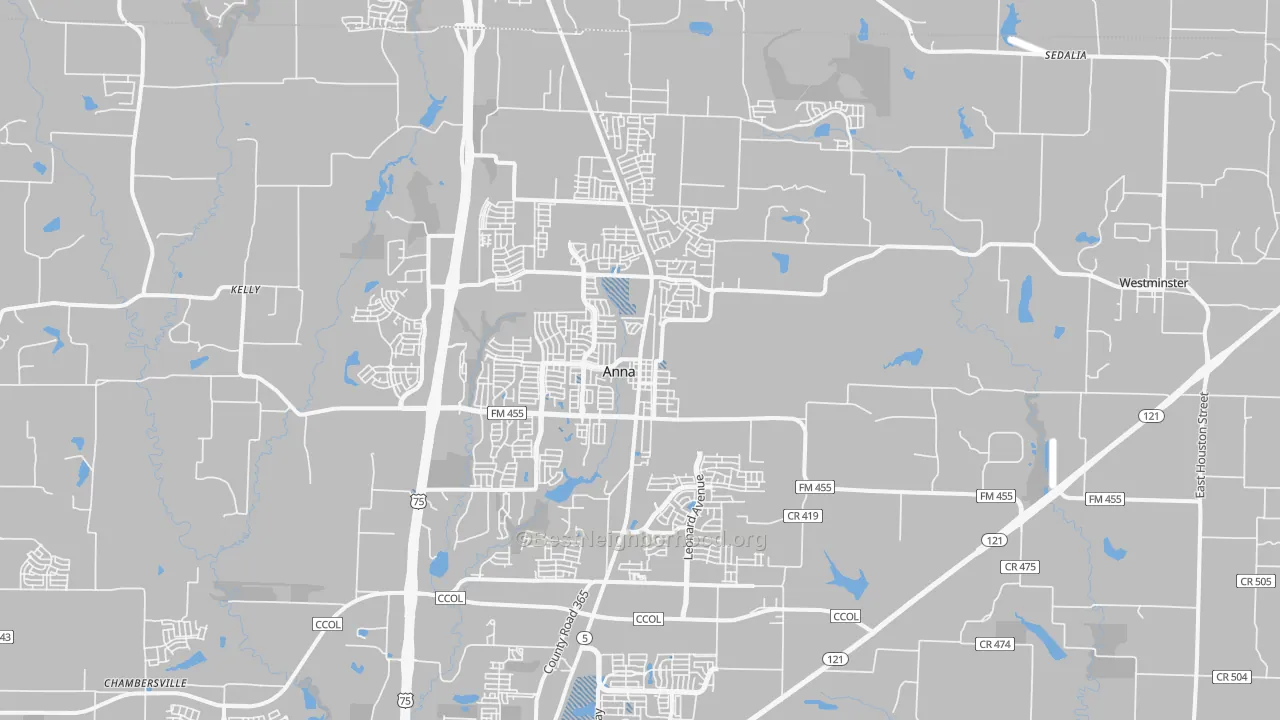Transit Grade map of 75409, TX