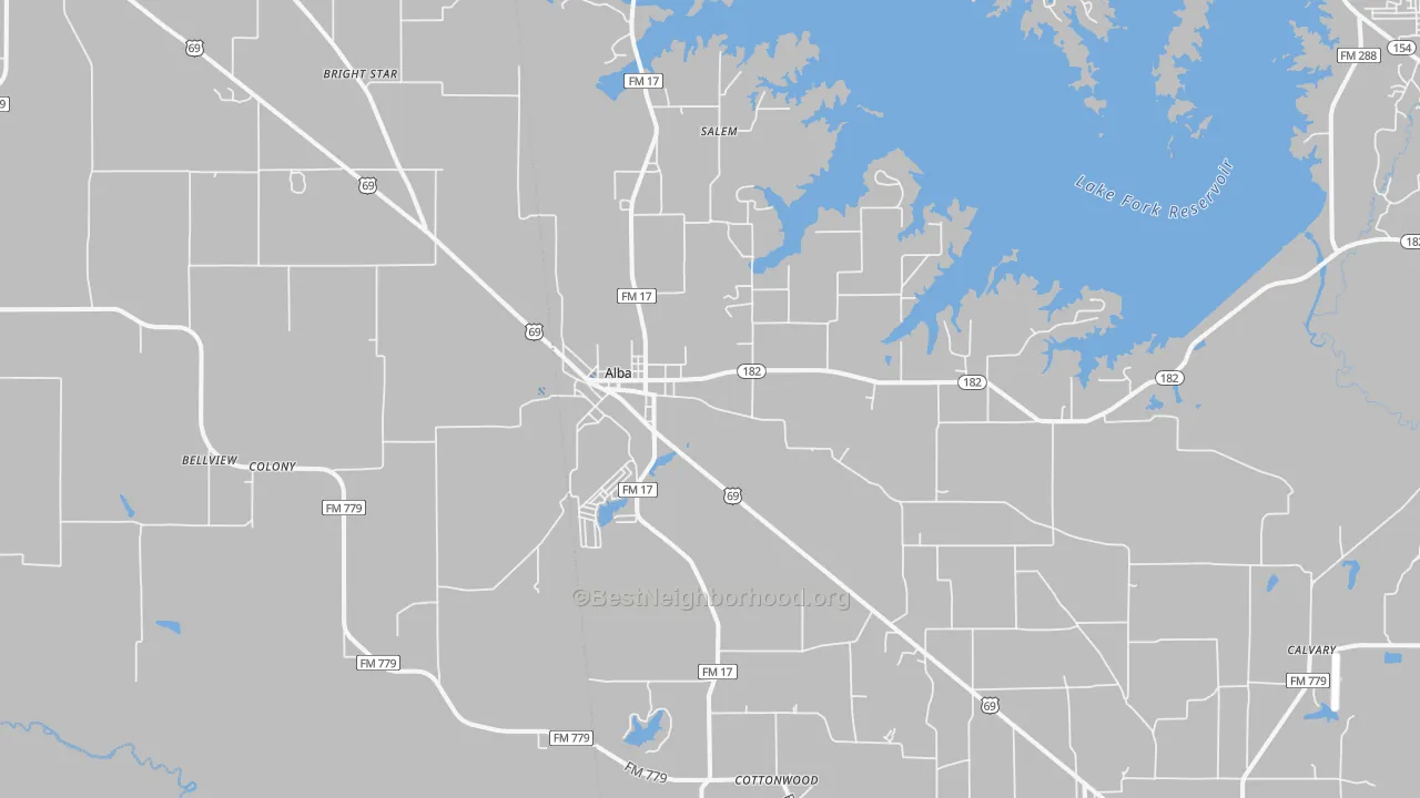Transit Grade map of 75410, TX