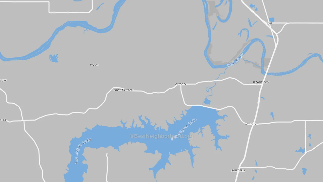 Transit Grade map of 75411, TX
