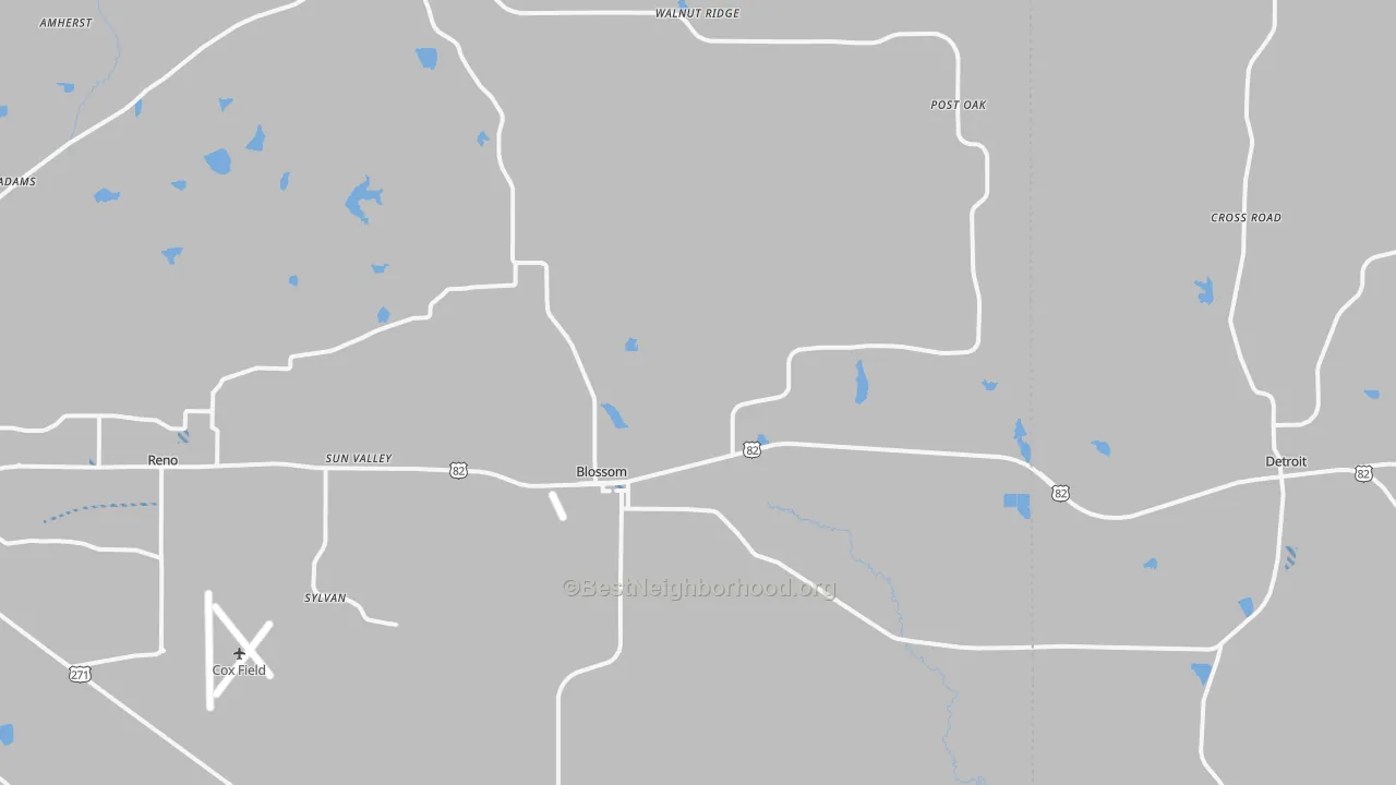 Transit Grade map of 75416, TX