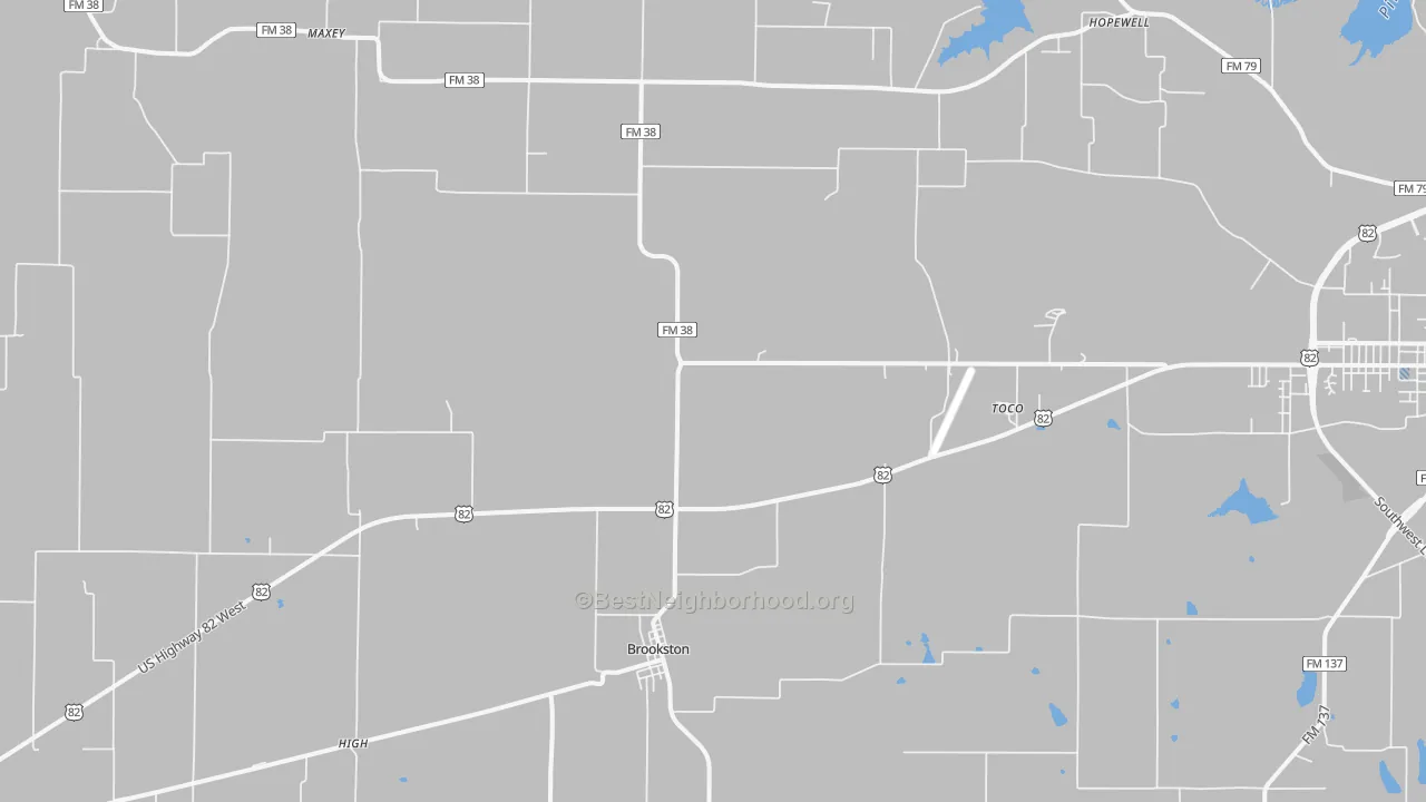 Transit Grade map of 75421, TX