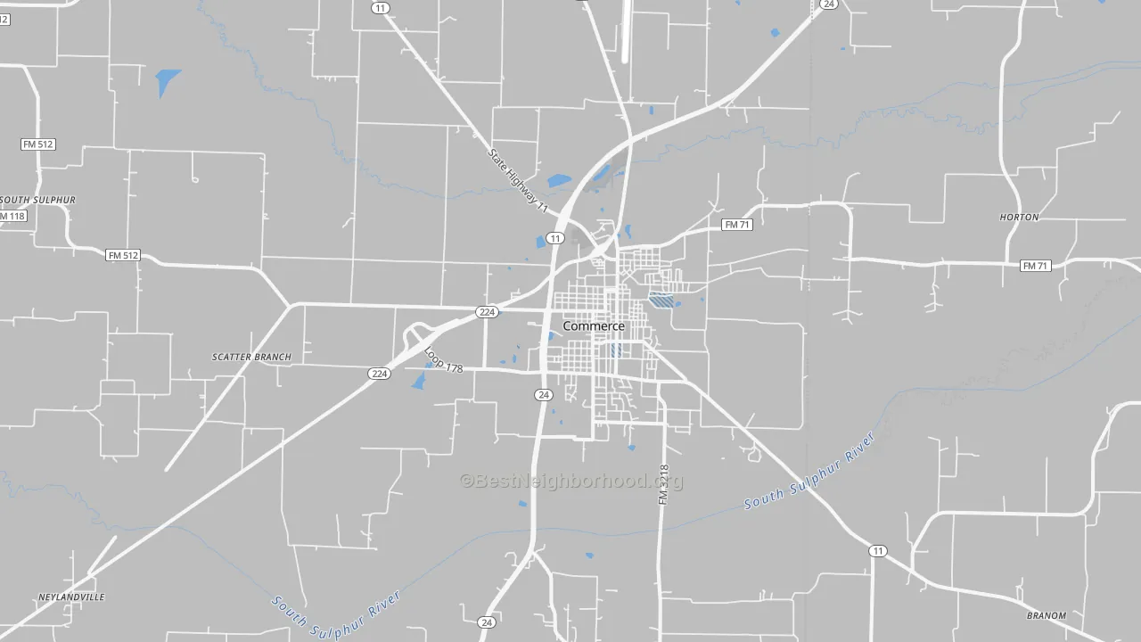 Transit Grade map of 75428, TX