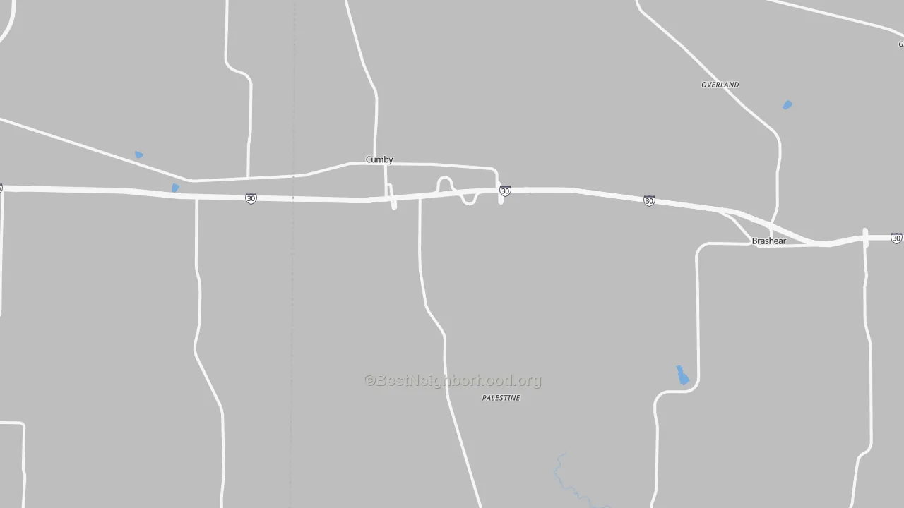 Transit Grade map of 75433, TX