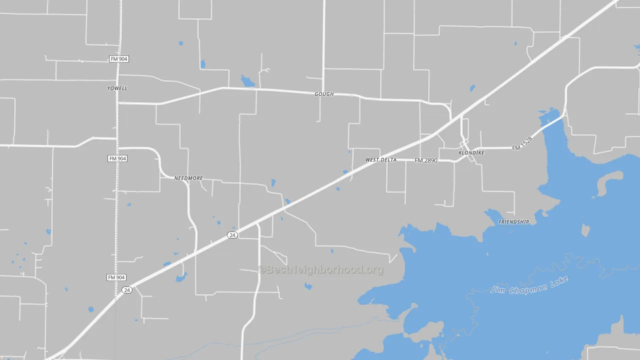 Transit Grade map of 75448, TX