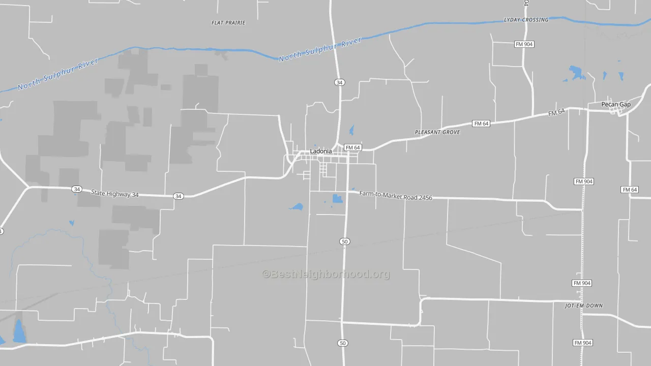Transit Grade map of 75449, TX