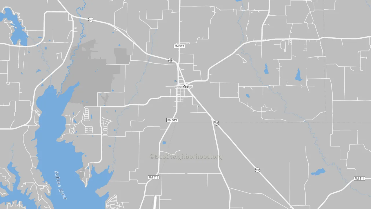 Transit Grade map of 75453, TX