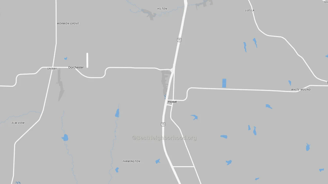 Transit Grade map of 75459, TX