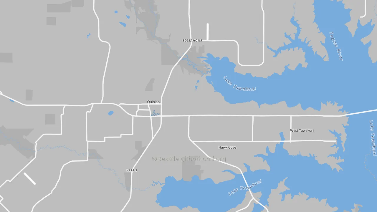 Transit Grade map of 75474, TX