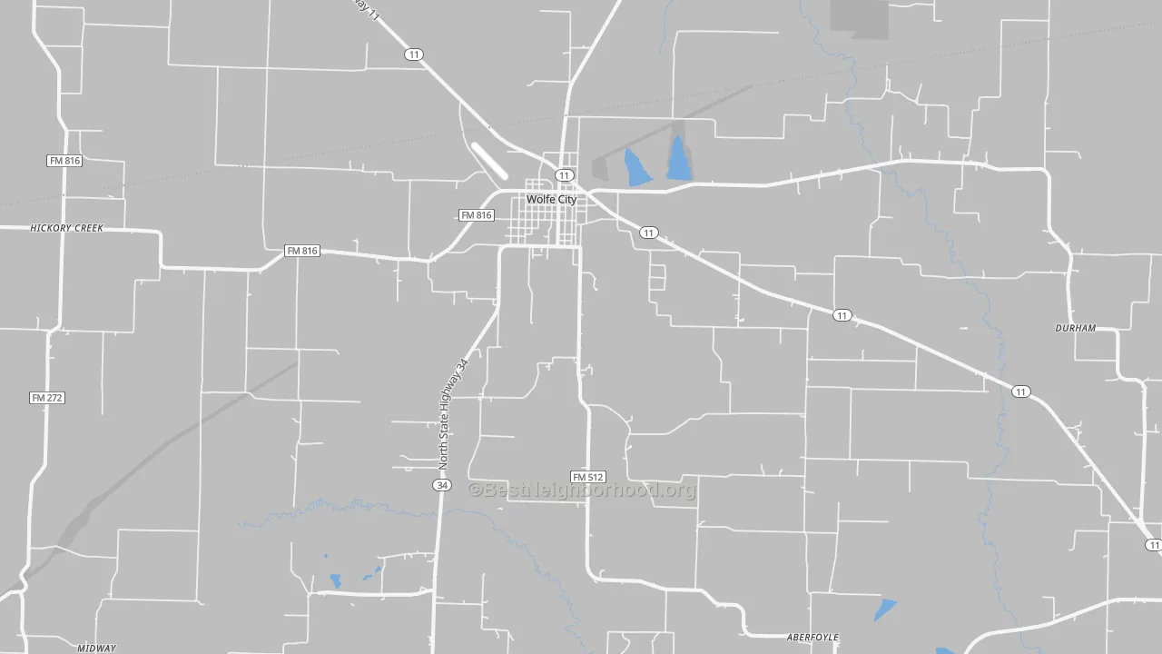 Transit Grade map of 75496, TX
