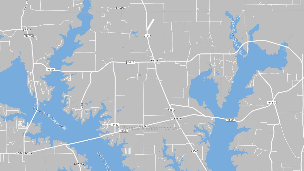 Transit Grade map of 75497, TX