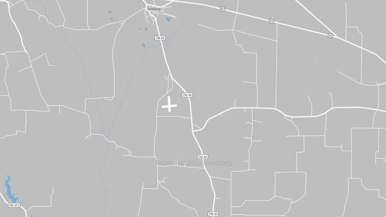Transit Grade map of 75550, TX