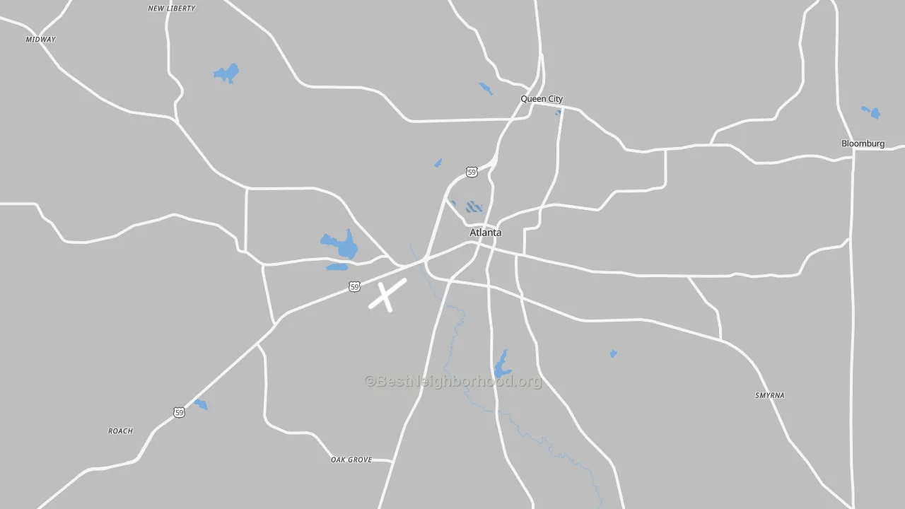 Transit Grade map of 75551, TX
