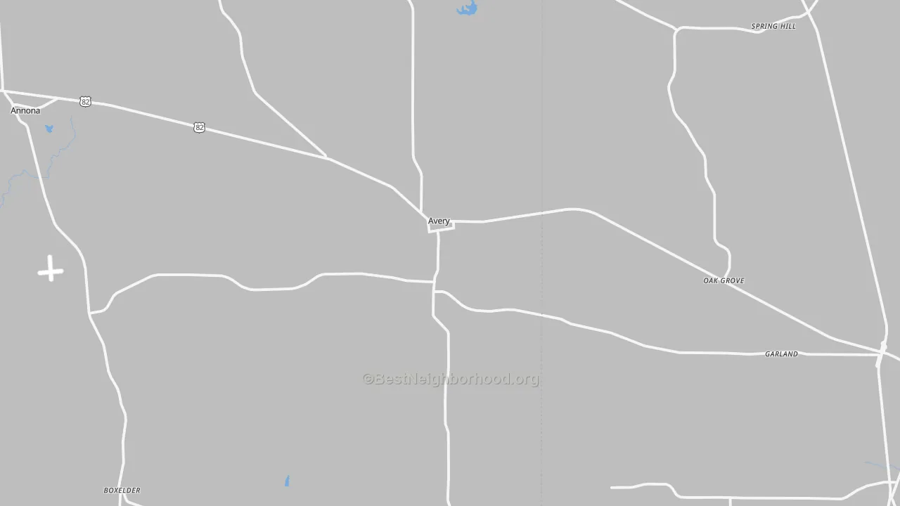 Transit Grade map of 75554, TX