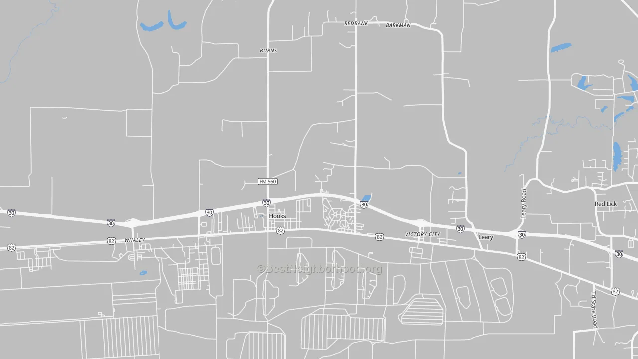 Transit Grade map of 75561, TX