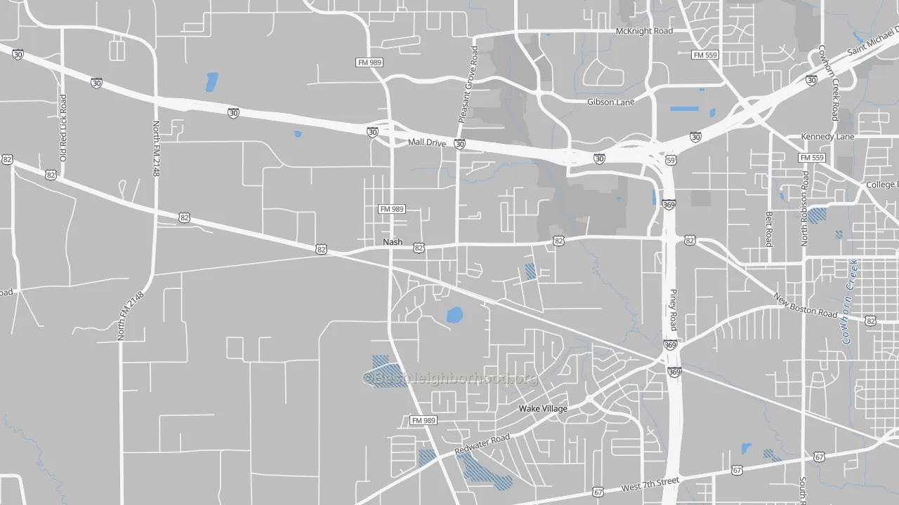 Transit Grade map of 75569, TX