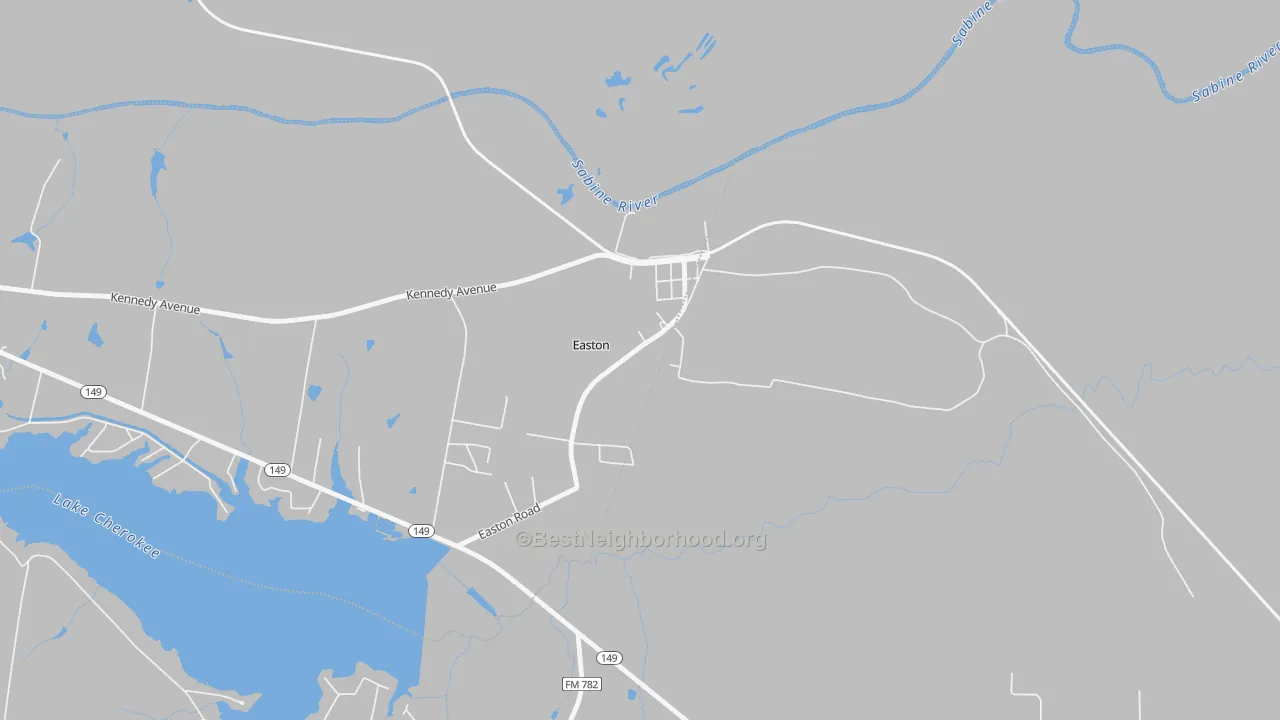 Transit Grade map of 75641, TX