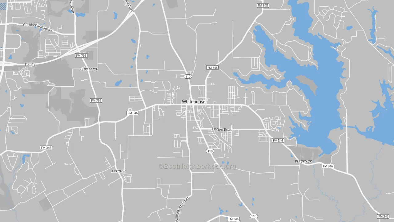 Transit Grade map of 75791, TX