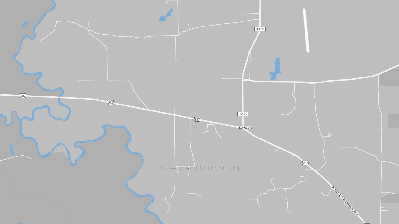 Transit Grade map of 75832, TX