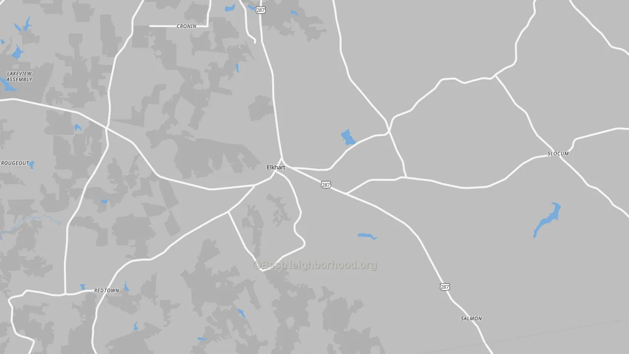 Transit Grade map of 75839, TX