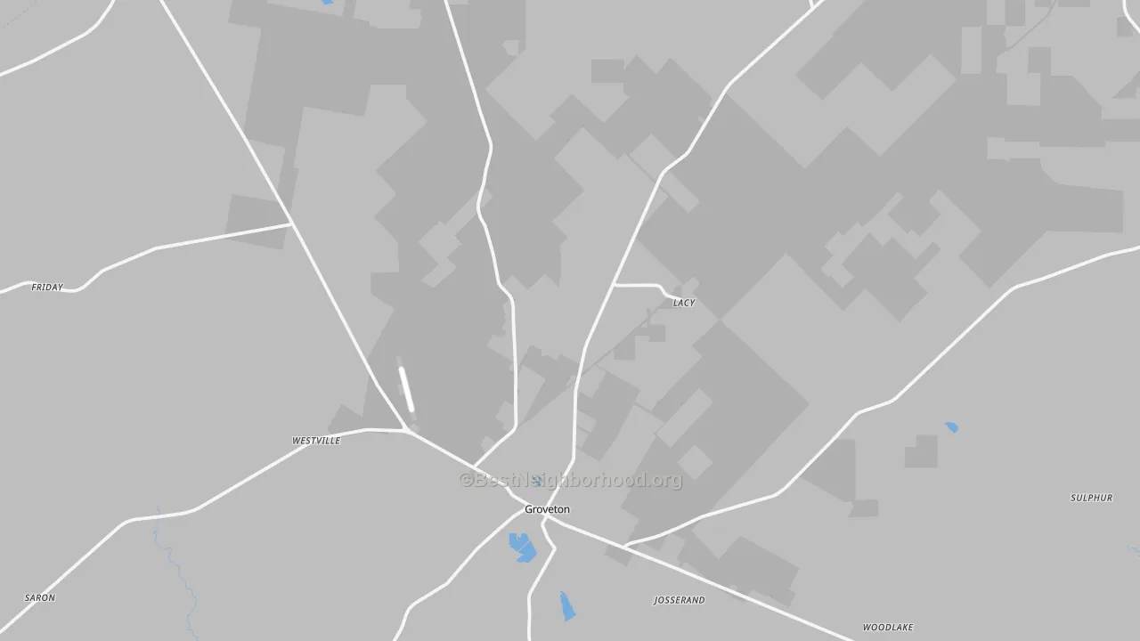 Transit Grade map of 75845, TX