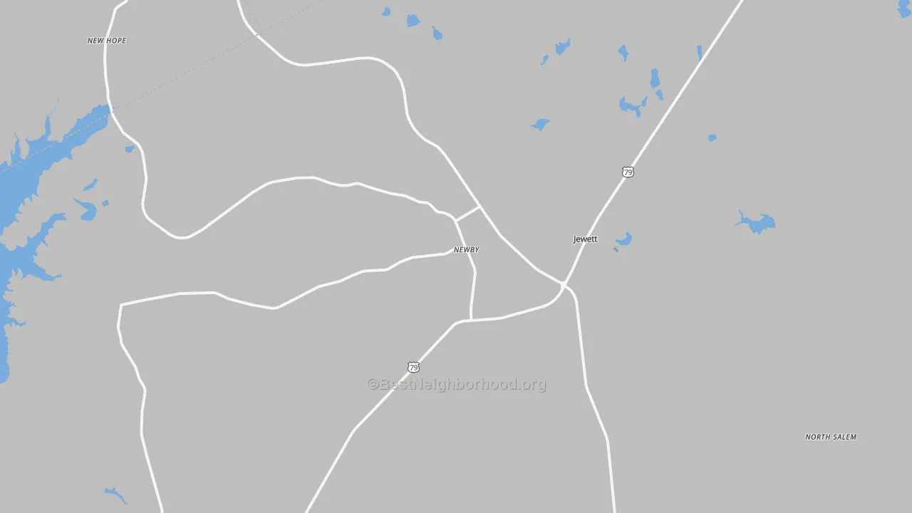Transit Grade map of 75846, TX