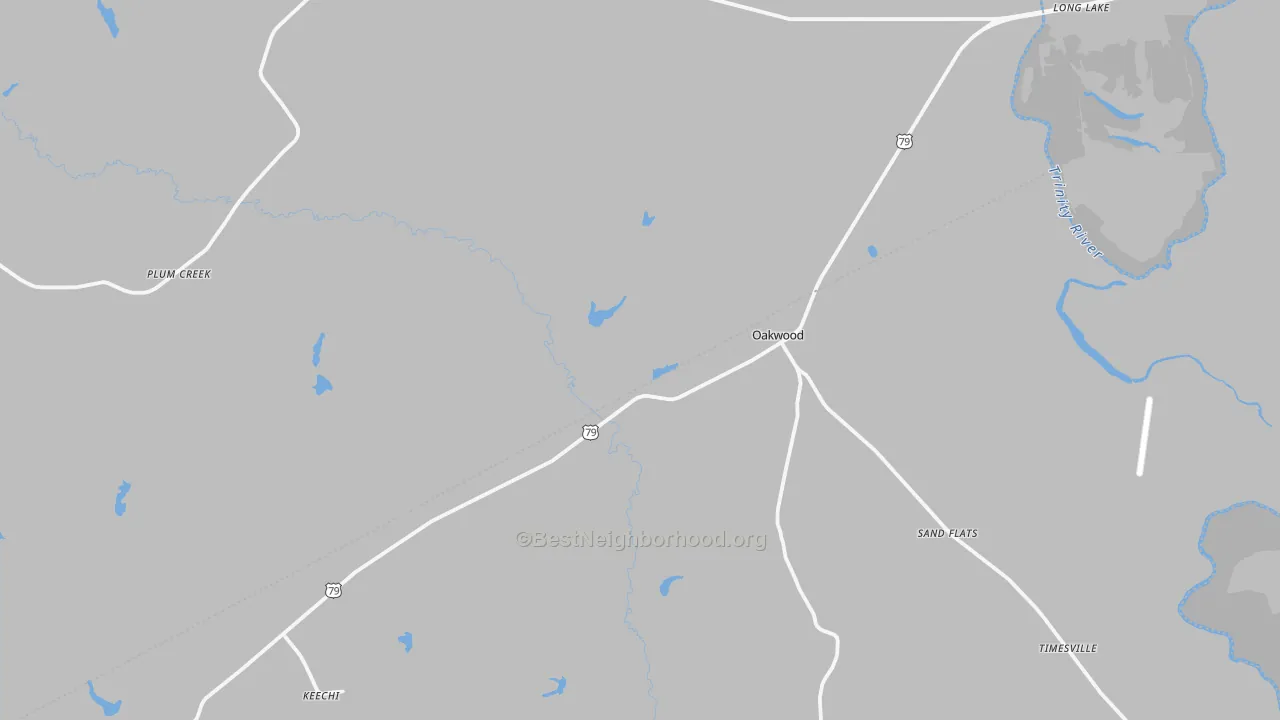 Transit Grade map of 75855, TX