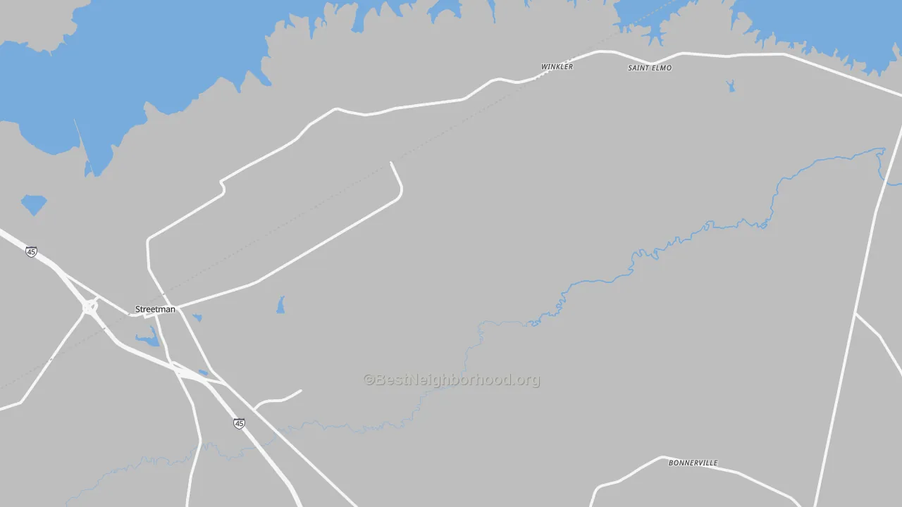 Transit Grade map of 75859, TX