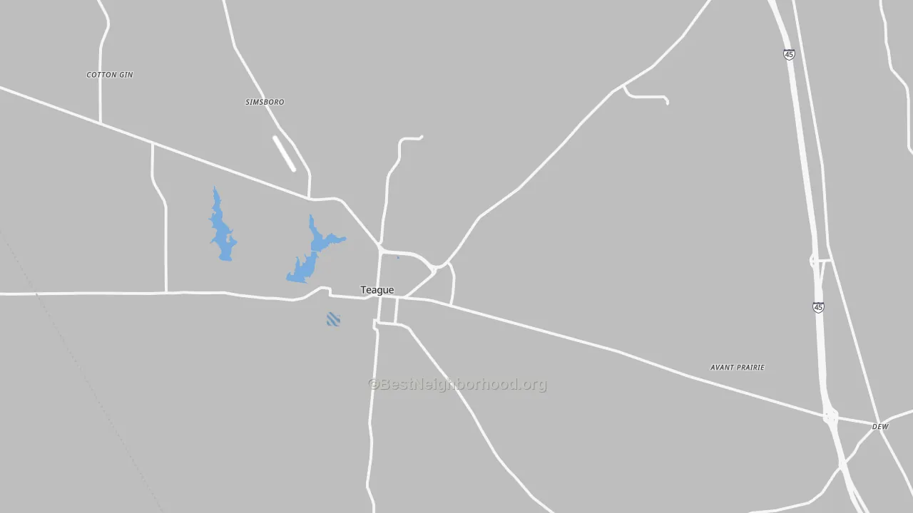 Transit Grade map of 75860, TX