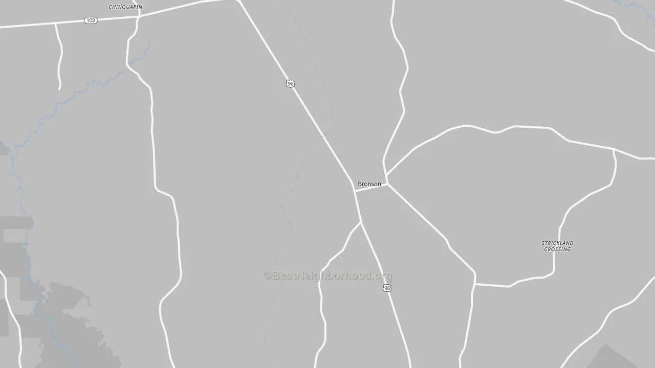 Transit Grade map of 75930, TX