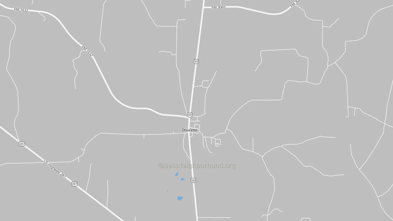 Transit Grade map of 75942, TX