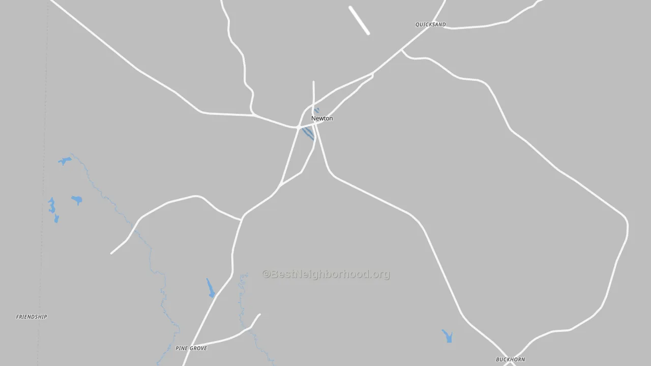 Transit Grade map of 75966, TX