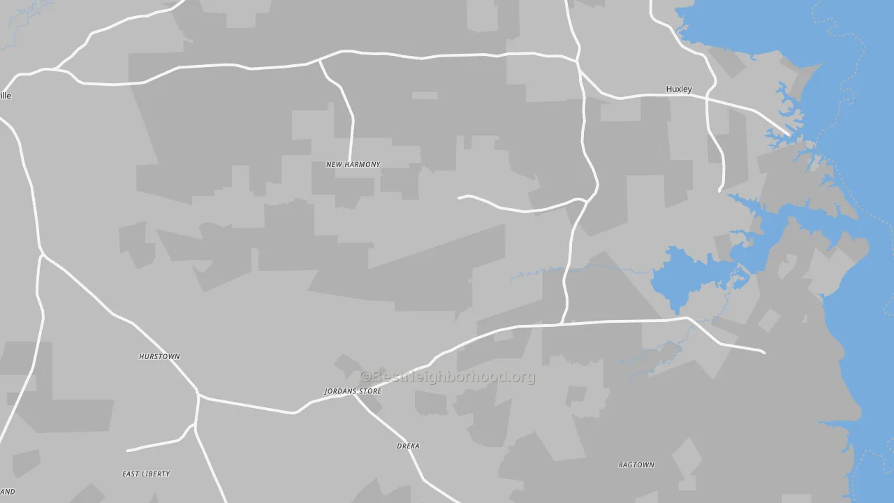 Transit Grade map of 75973, TX