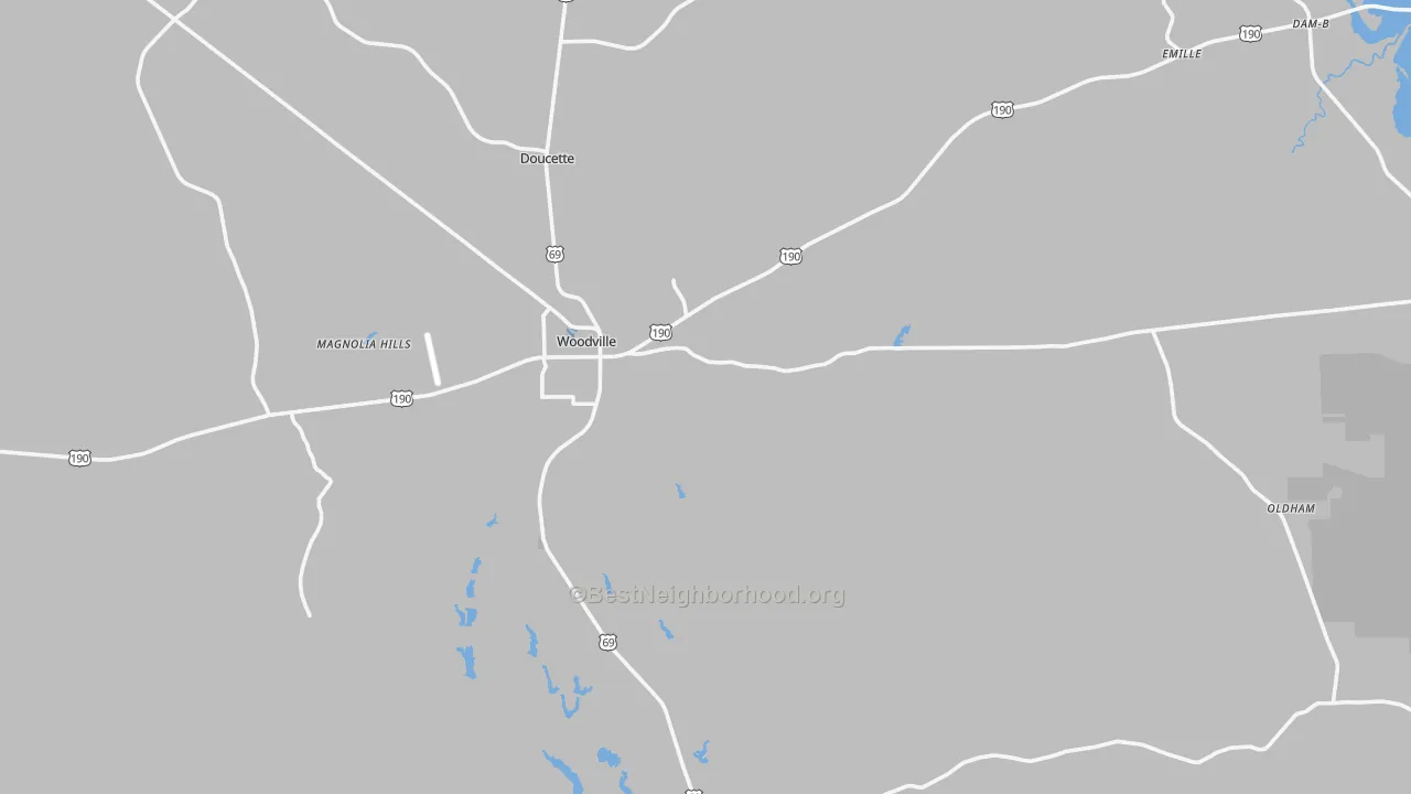Transit Grade map of 75979, TX