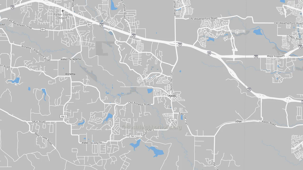 Transit Grade map of 76008, TX