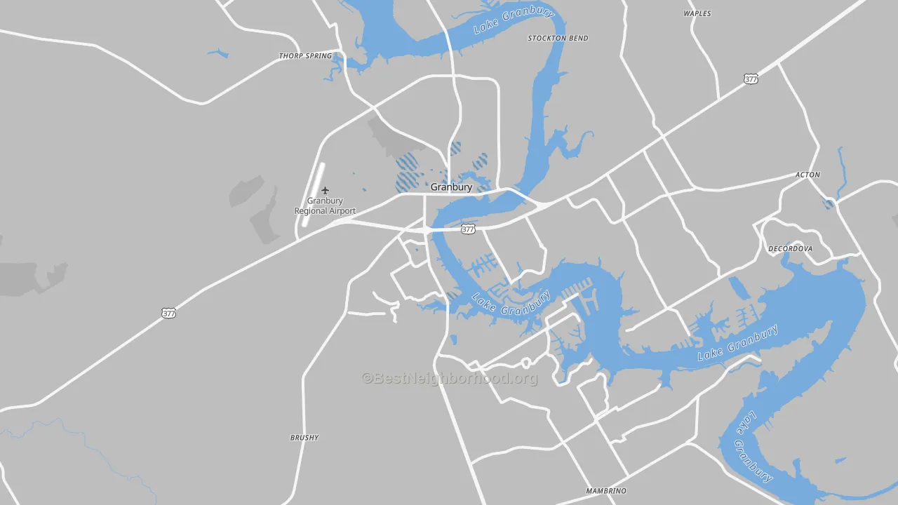 Transit Grade map of 76048, TX