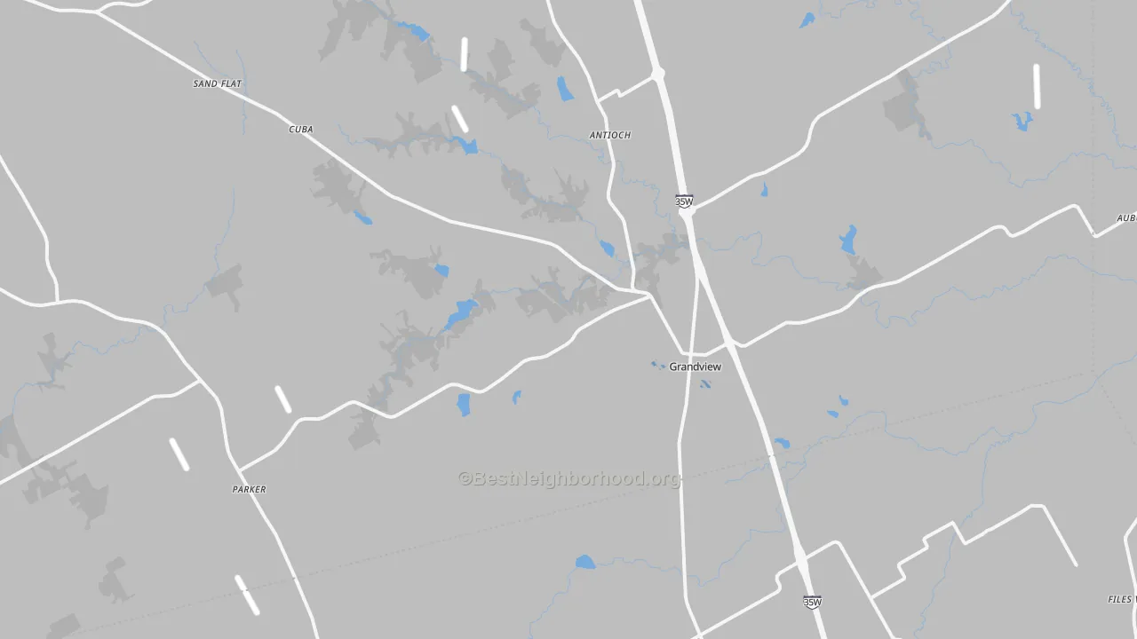 Transit Grade map of 76050, TX