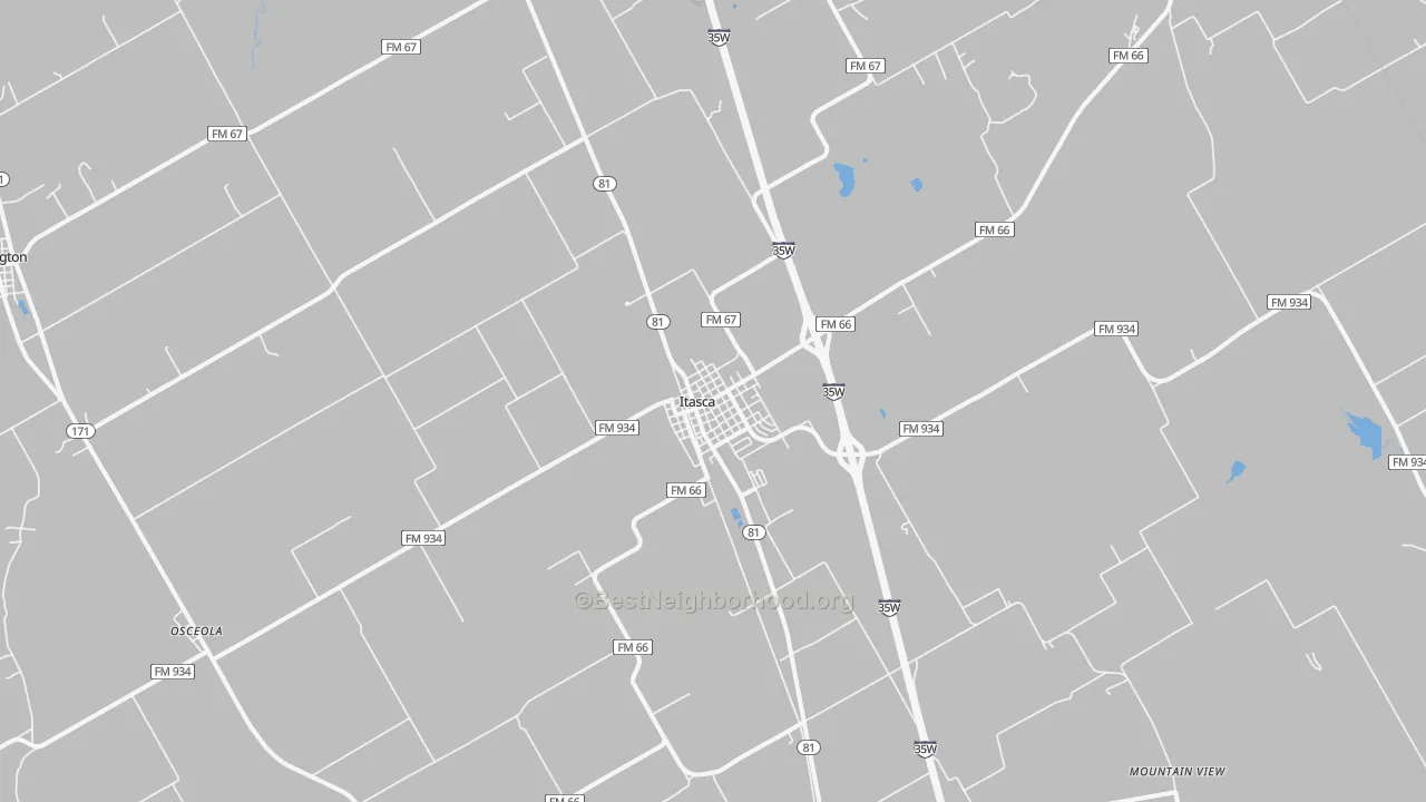 Transit Grade map of 76055, TX
